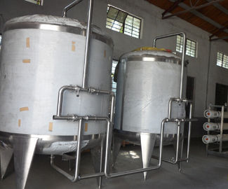 음식 음료 식물을 위한 산업 순수한 물 처리 장비 스테인리스 물 탱크